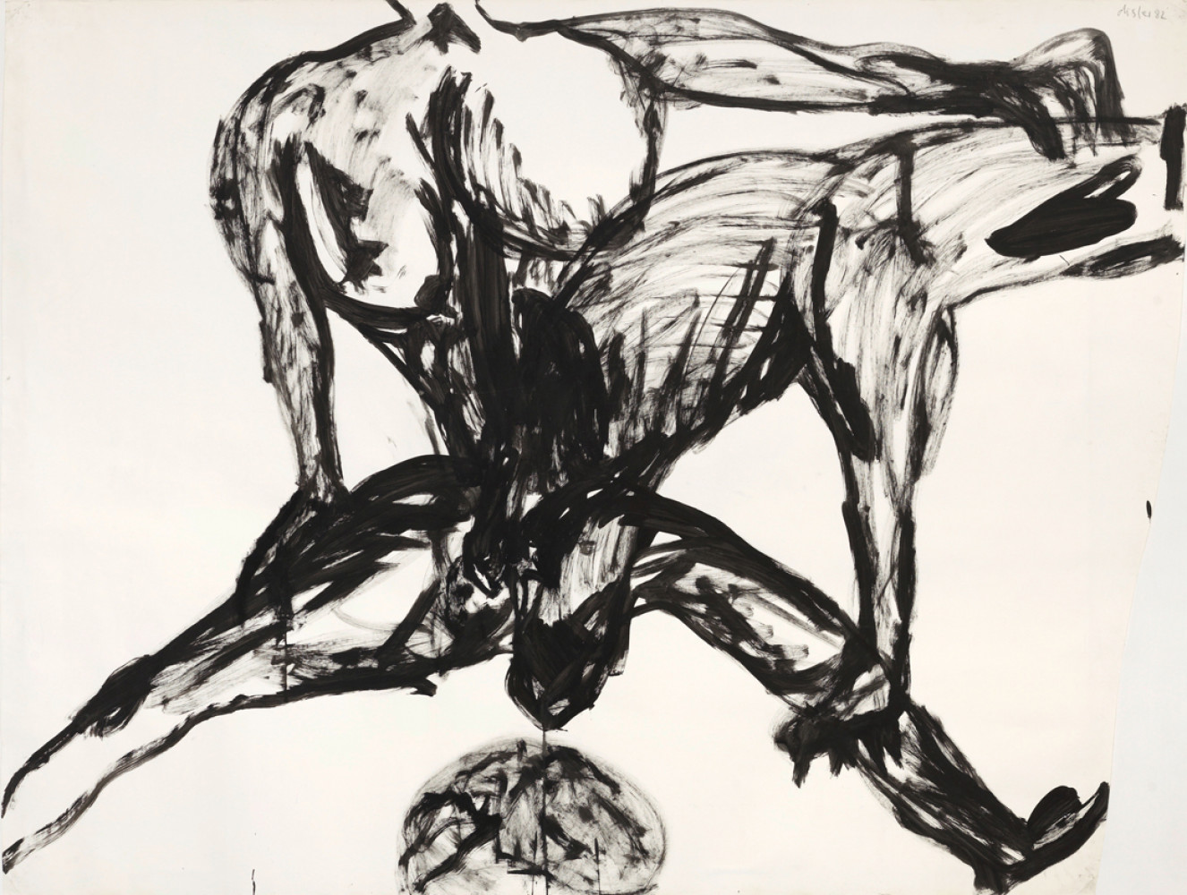 Martin Disler, ‘Untitled’, 1982, Ink on paper