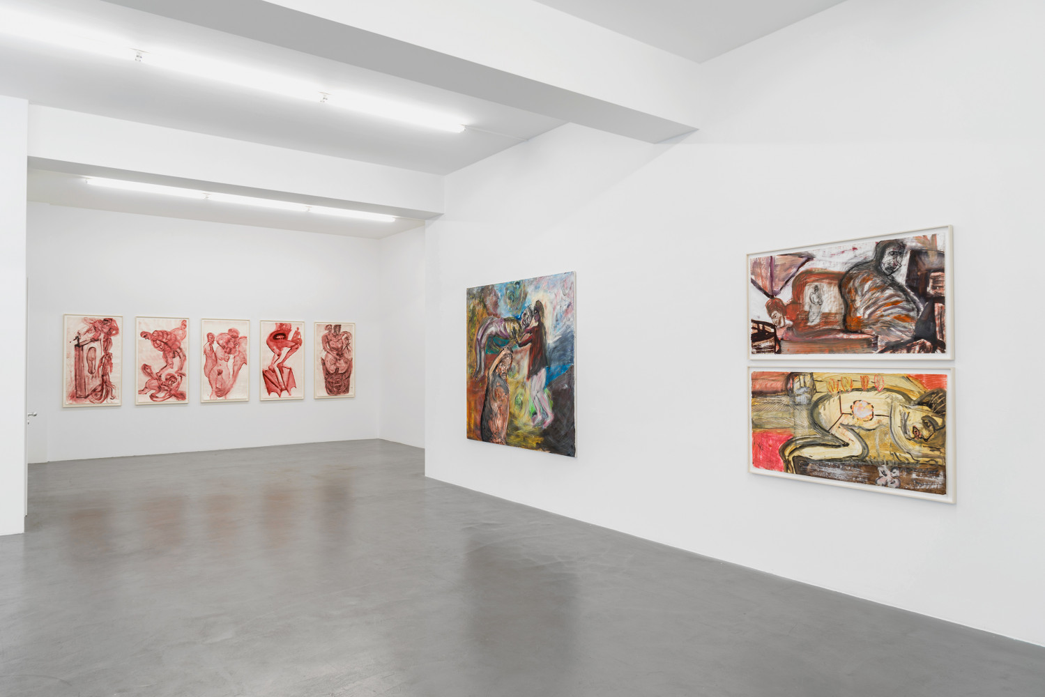 Martin Disler, Installationsansicht, Buchmann Galerie, 2017