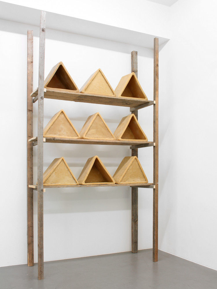 Wolfgang Laib, ‘Untitled’, 2006–2007, Beeswax, wood 