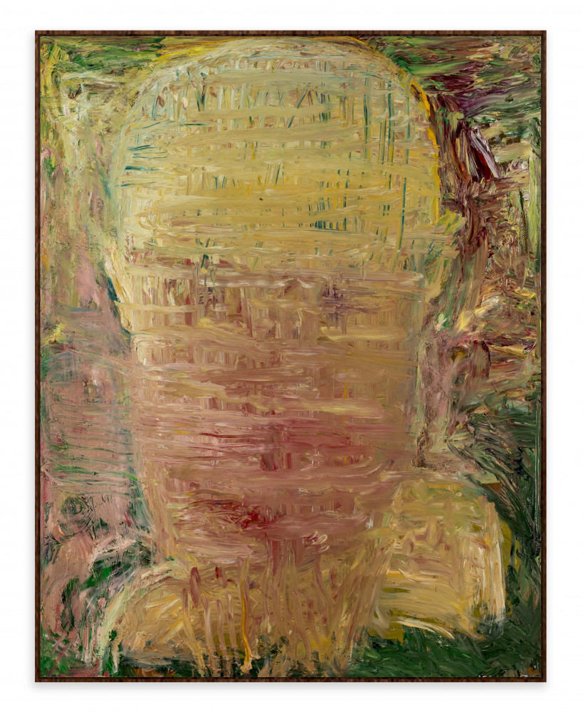 Pedro Cabrita Reis, ‘Head (The Age of Decay, 2nd series 6/10)’, 2022, Öl auf Holz