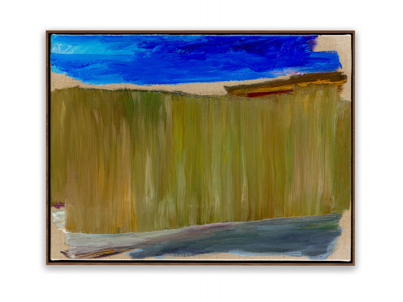 Pedro Cabrita Reis, ‘Landscapes (series XI) #5’, 2020, Öl auf roher Leinwand