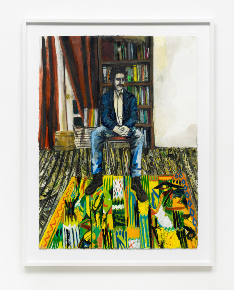 Raffi Kalenderian, ‘Mario’, 2014, oil and pastel on paper