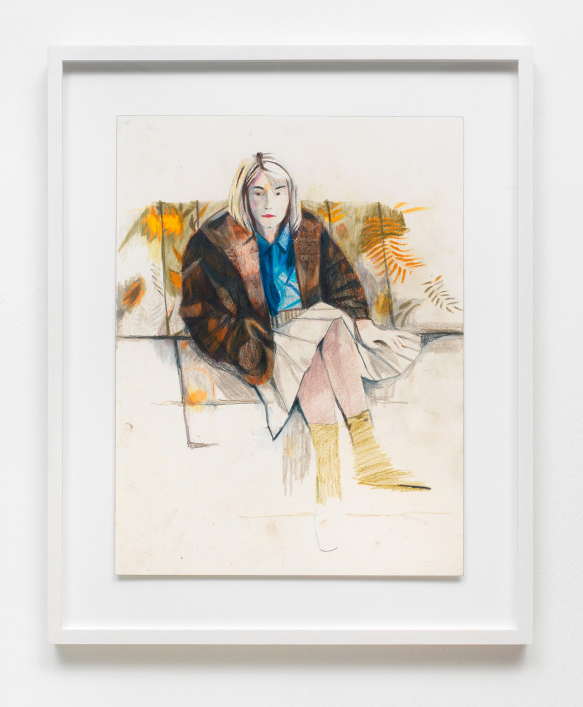 Raffi Kalenderian, ‘Dasha (Brown Jacket)’, 2014, colored pencil on paper
