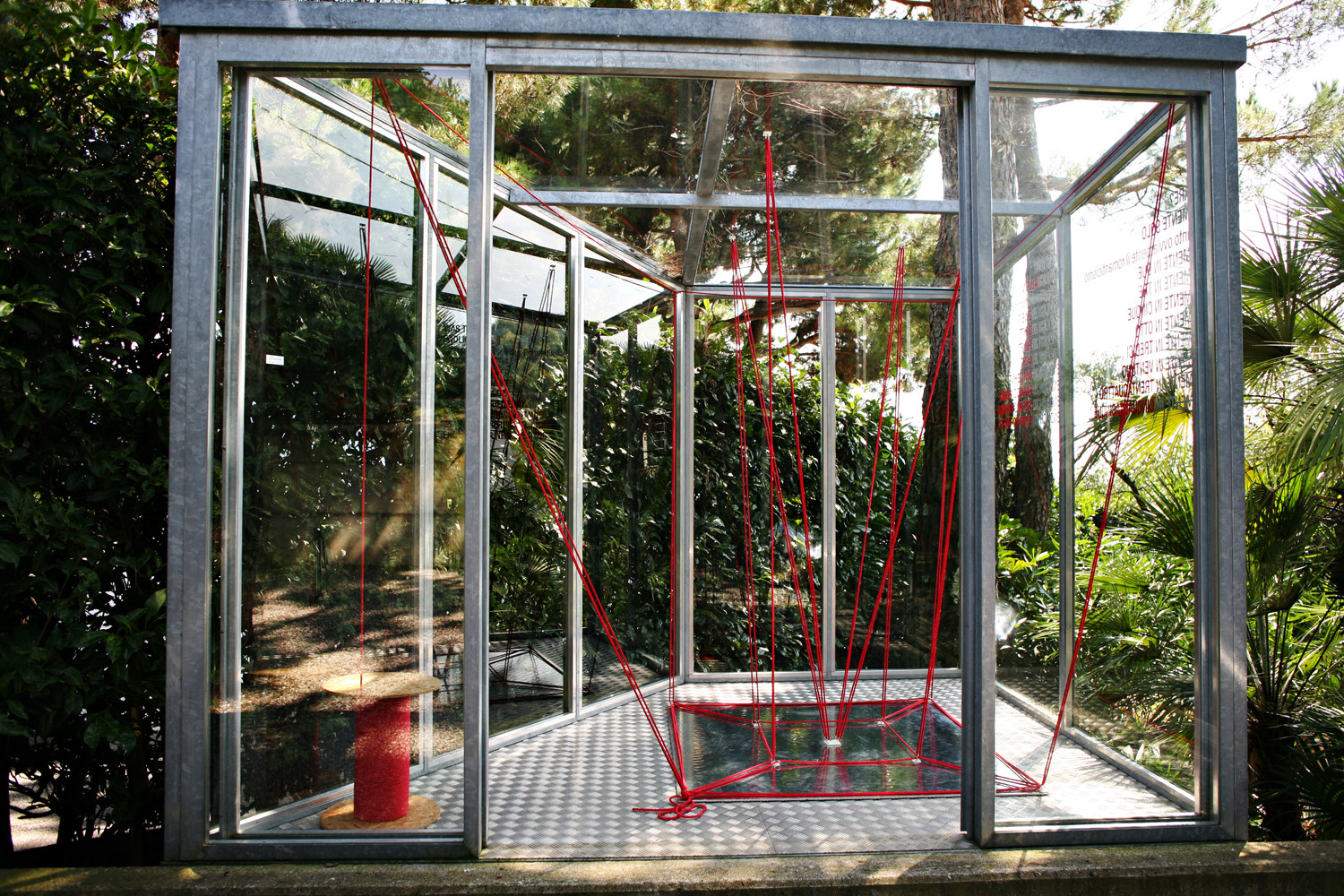 Alex Dorici, ‘Installation Rope. 204 metri’, 2014, red rope