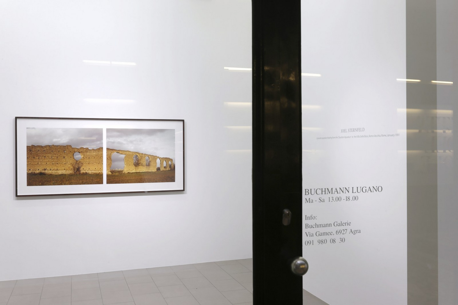 Joel Sternfeld, Installationsansicht, Buchmann Lugano