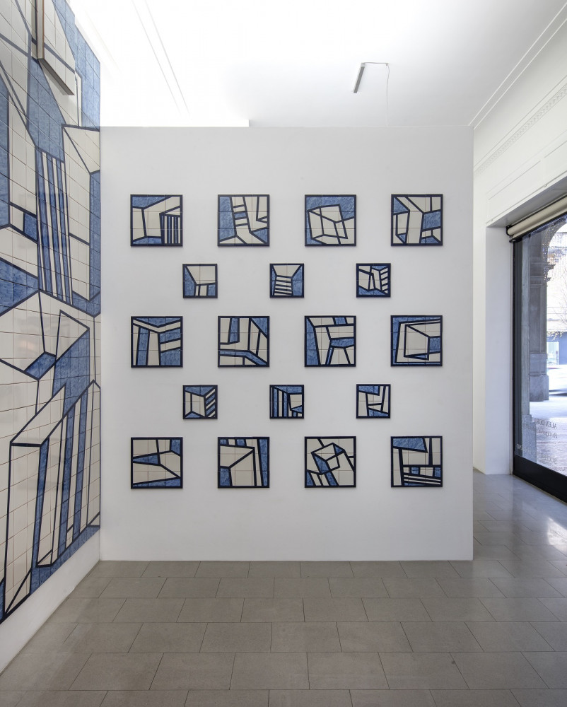 Alex Dorici, ‘Portugal al cubo #9, painel 1-12 and #4, painel 4-9’, 2017, Painted ceramic tiles