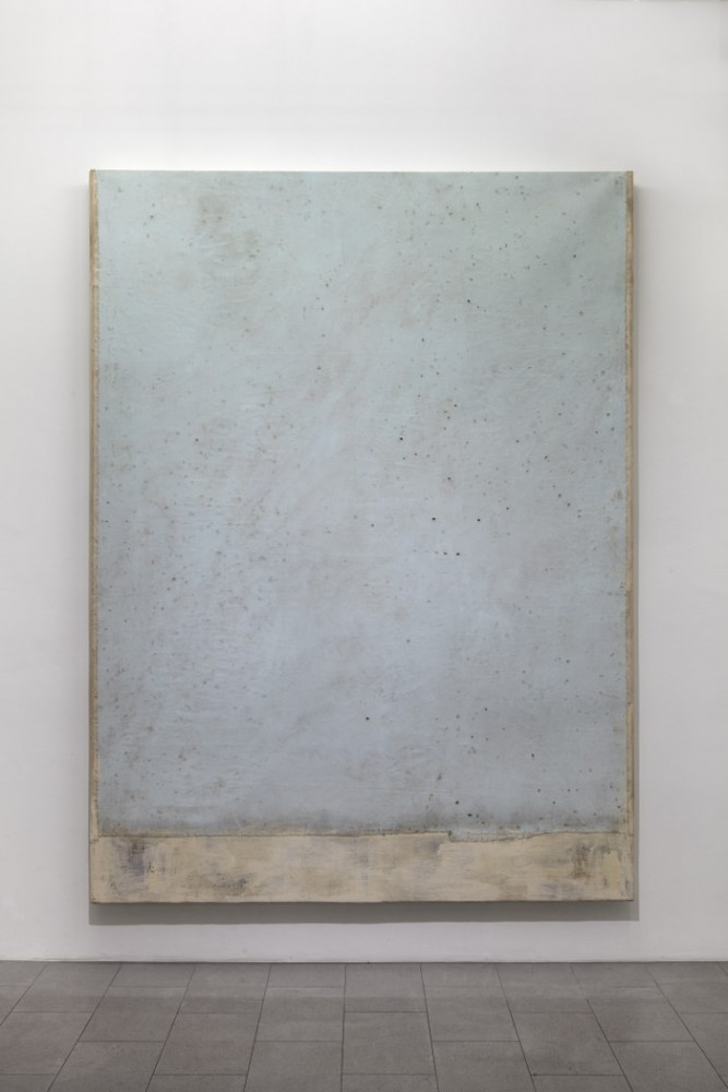 Lawrence Carroll, ‘Untitled’, 2016, Oil, wax, house paint, newspaper, staples, canvas on wood