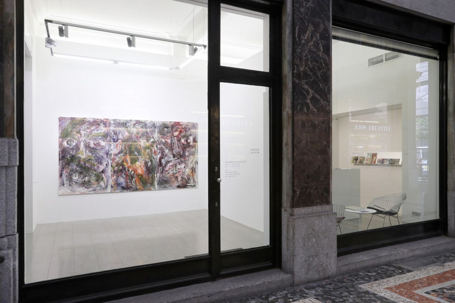 Martin Disler, Installationsansicht, Buchmann Lugano, 2016