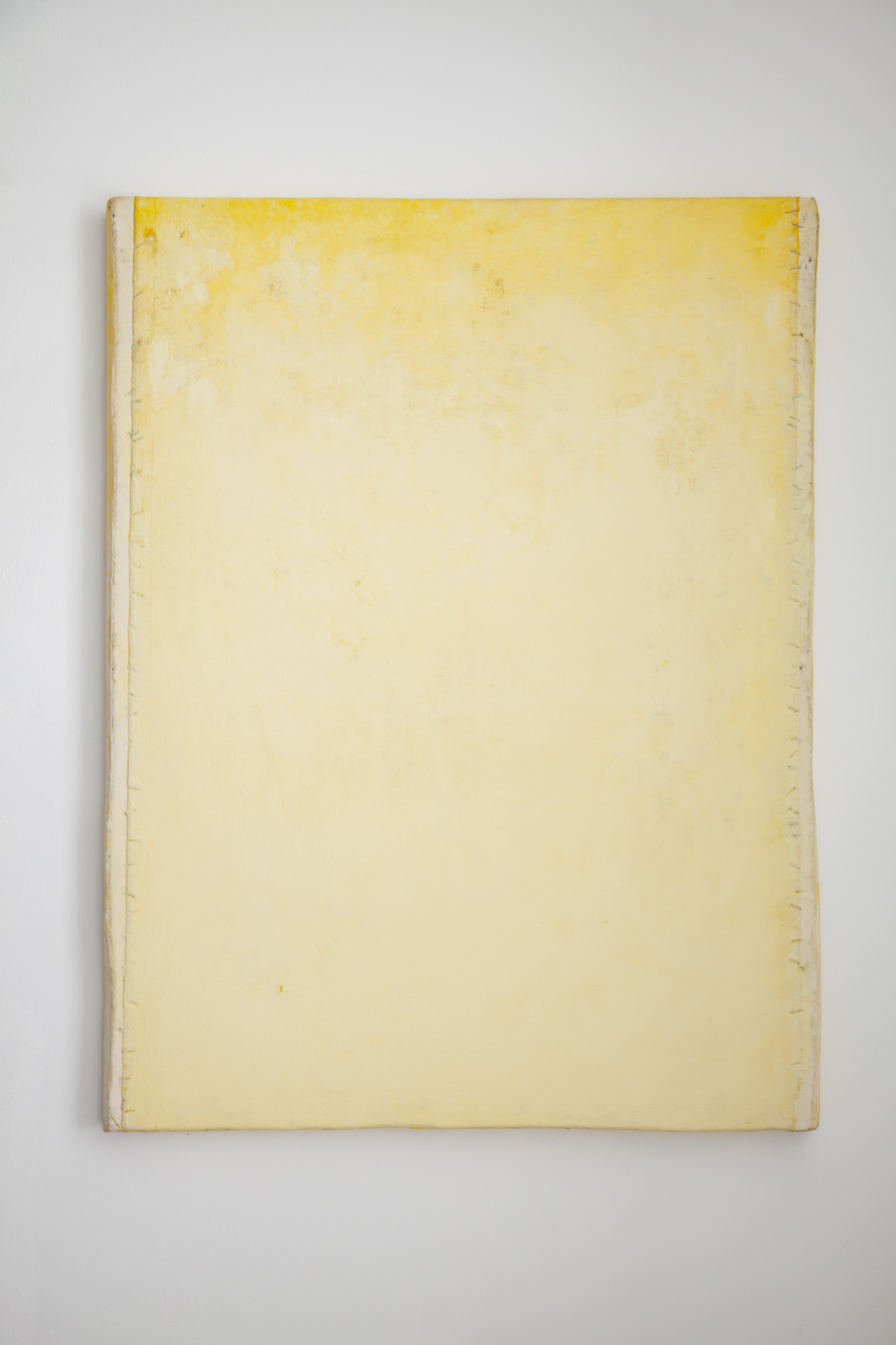Lawrence Carroll, ‘Untitled (Yellow Painting)’, 2012-2015, oil, wax on canvas on wood