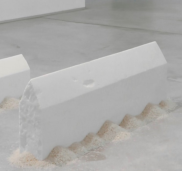 Wolfgang Laib, ‘Reishaus’, 2010-2011, white marble
