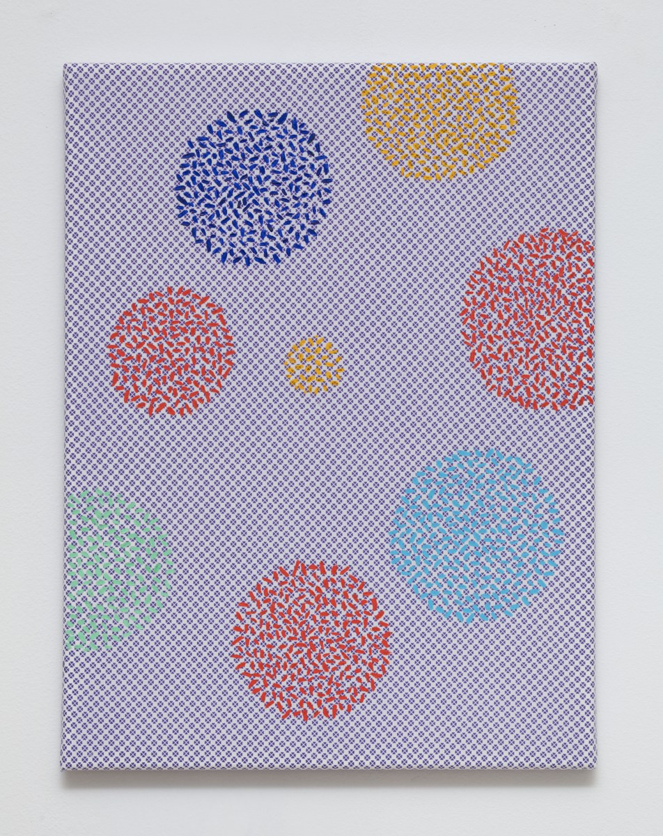 Véronique Arnold, ‘Sans titre’, 2023, acrylic paint on cotton by Hermès
