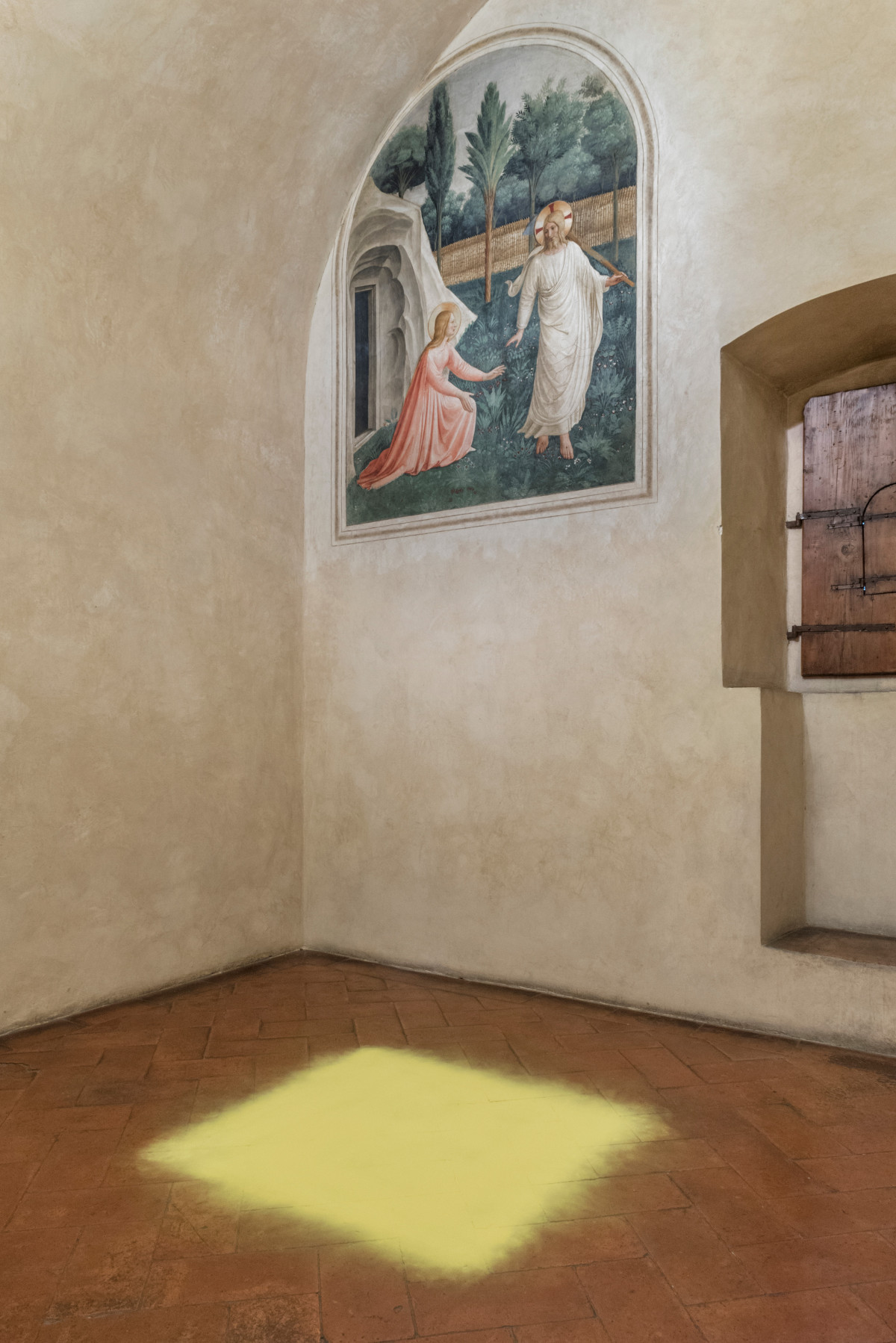 Wolfgang Laib, ‘Pollen from Hazelnut, convent of San Marco, Florence’, 2019