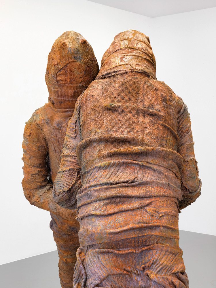 Des Hughes, ‘Rust never sleeps (detail)’, 2013, Glasfaser, Textilien, Eisenpulver / fibreglass, fabrics, iron powder
