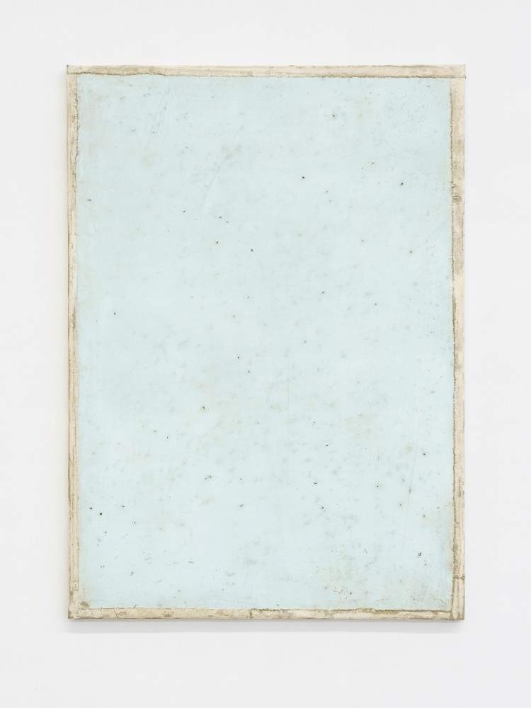 Lawrence Carroll, ‘Untitled’, 2016, Oil, wax, house paint, staples, canvas on wood
