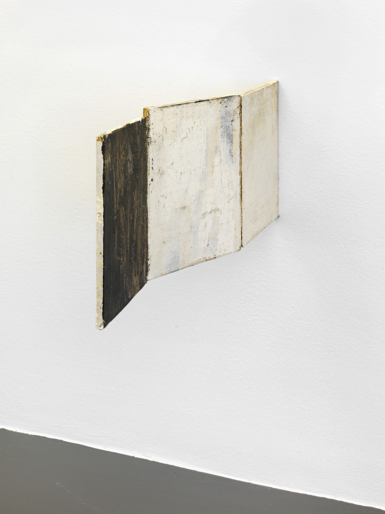 Lawrence Carroll, ‘Untitled (hinge painting)’, 2013, Oil and wax on canvas on wood