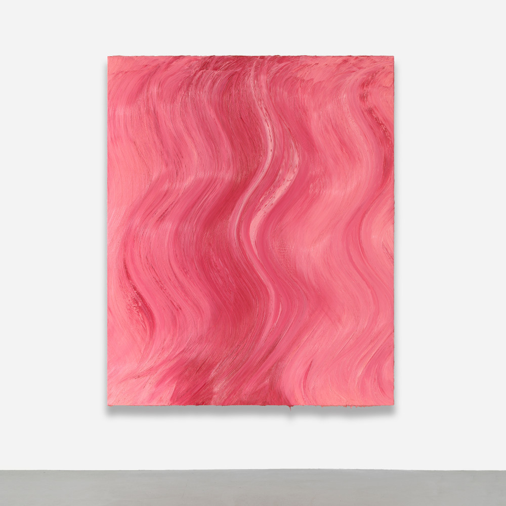 Jason Martin, ‘Untitled (Brilliant pink / Mixed white)’, 2020, Oil on aluminium