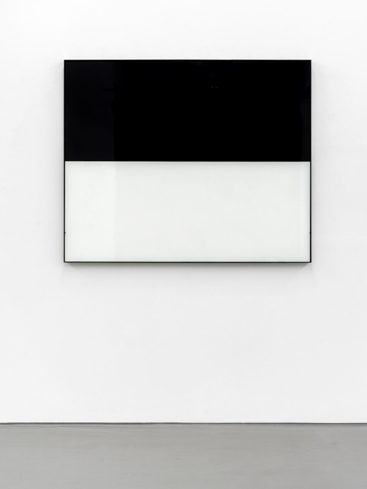 Alberto Garutti, ‘Orizzonte’, 1987–2015, Glass, enamel, iron frame