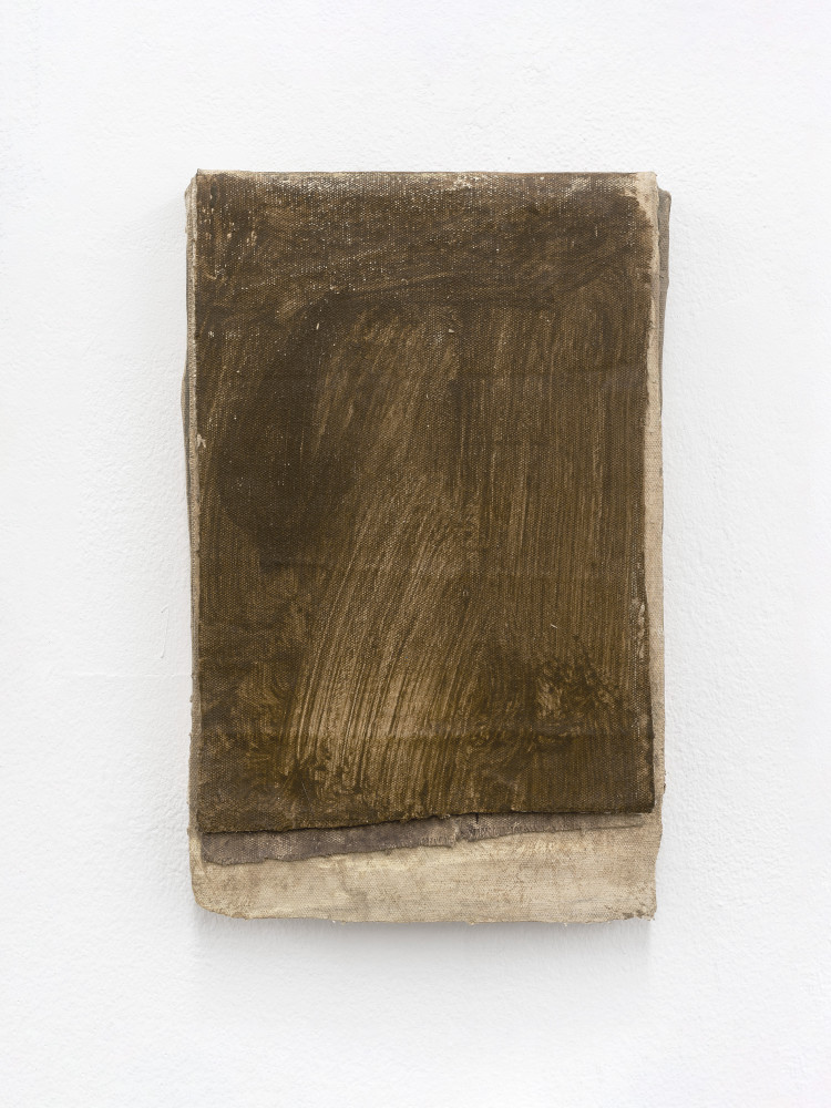 Lawrence Carroll, ‘Untitled (Calendar Painting Brown)’, 2009, Öl, Wachs auf Leinwand auf Holz