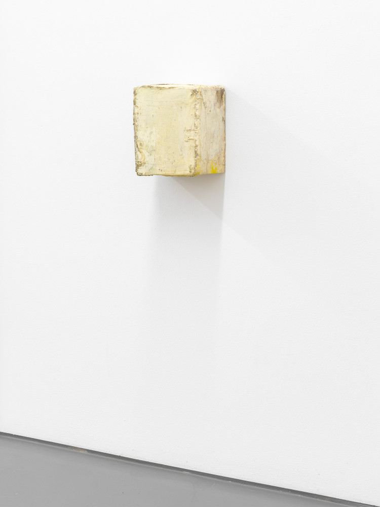 Lawrence Carroll, ‘Untitled (box painting)’, 2008–2019, Oil, house-paint, pencil, wax on canvas on wood
