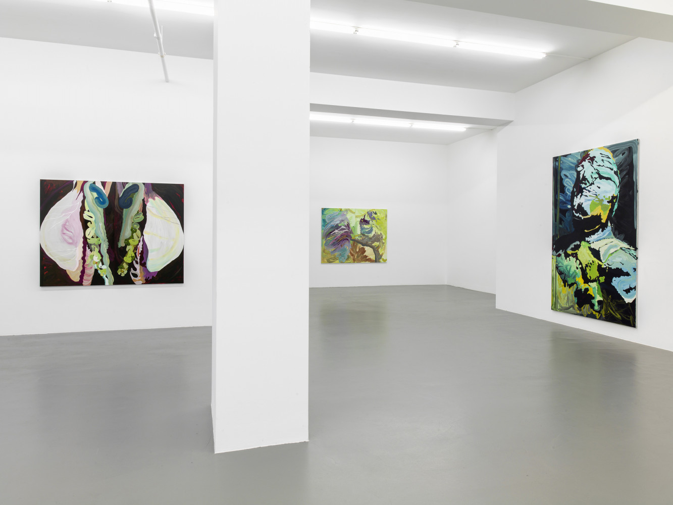 Clare Woods, Installation view, 2014
