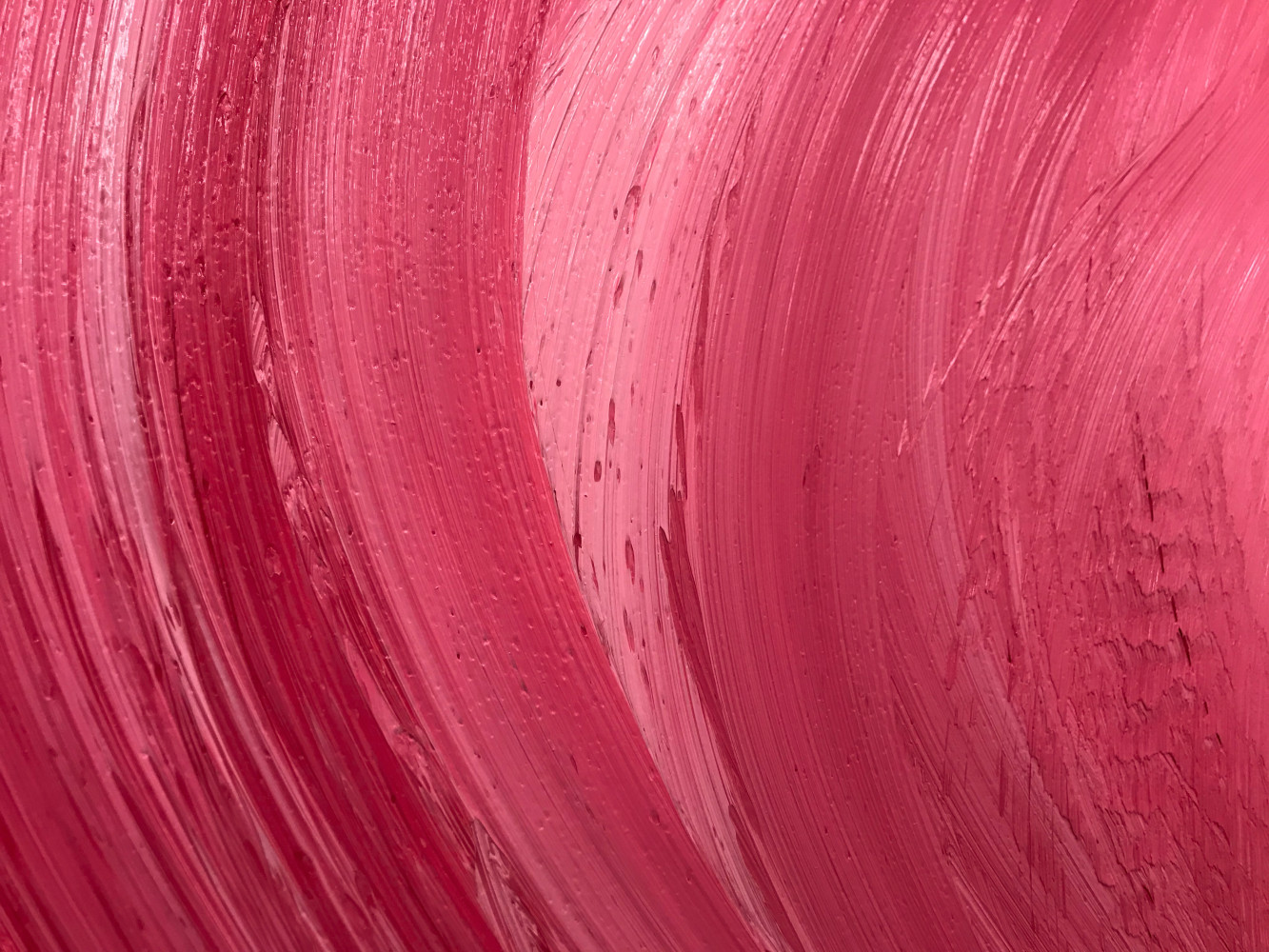 Jason Martin, ‘Untitled (Brilliant pink / Mixed white) (detail)’, 2020, Oil on aluminium