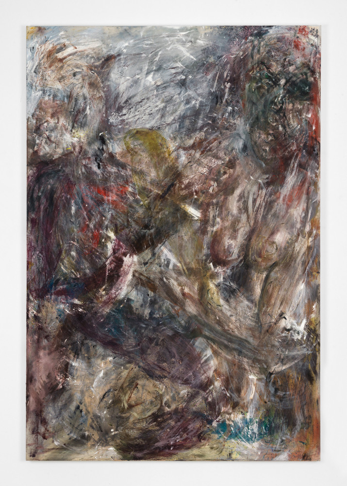 Martin Disler, ‘Exchange’, 1987–1988, acrylic on canvas