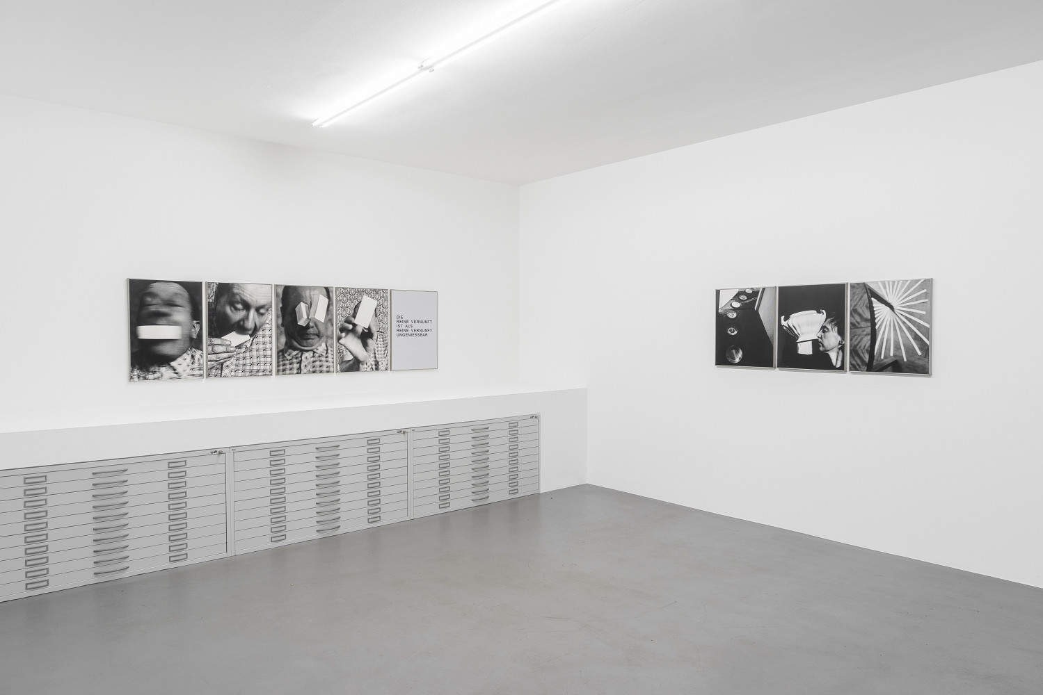 Anna & Bernhard Blume, Installationsansicht, Buchmann Box, 2016–2017
