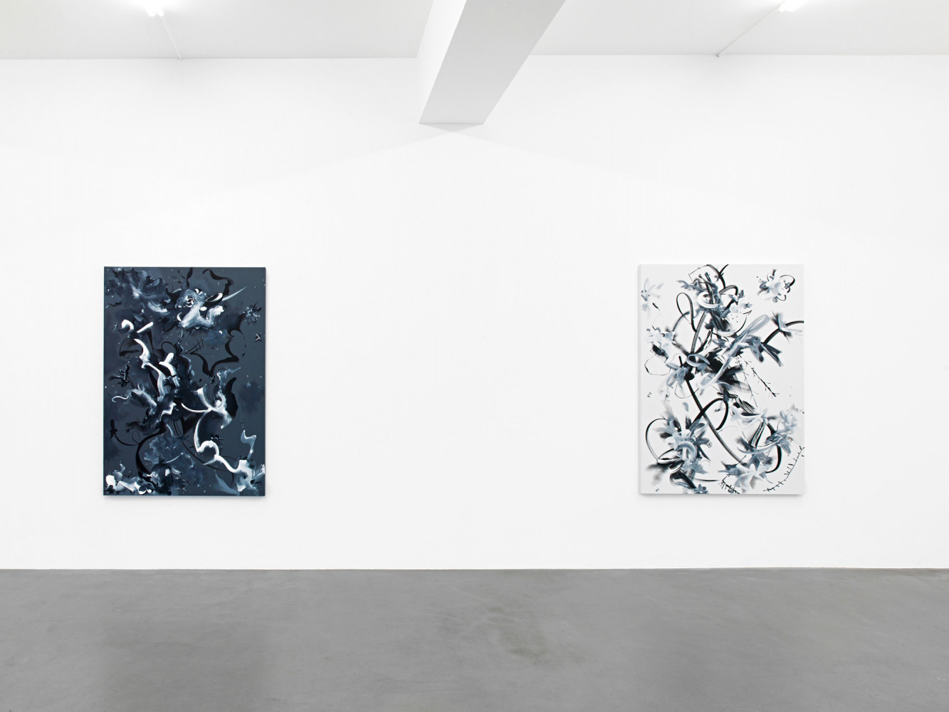 Fiona Rae, Installationsansicht, Buchmann Galerie, 2016