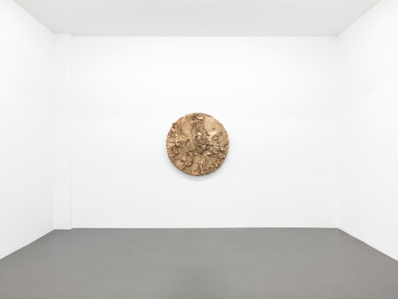 Jason Martin, ‘Tondo’, Installationsansicht, Buchmann Galerie, 2018, bronze
