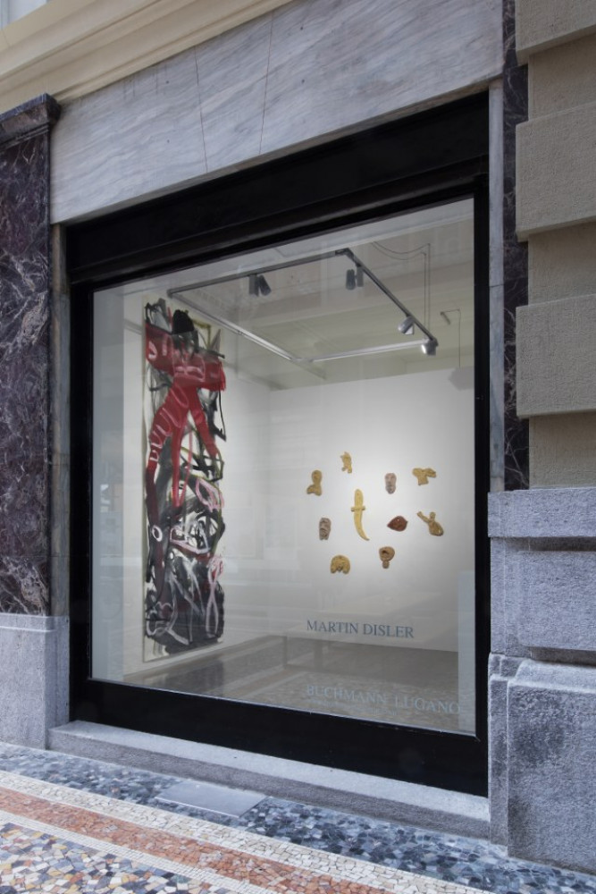 Martin Disler, Installation view, Buchmann Lugano, 2019