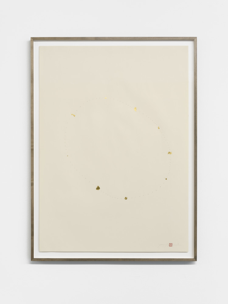 Tatsuo Miyajima, ‘Counting Gold’, 1995,  Ink and gold on paper