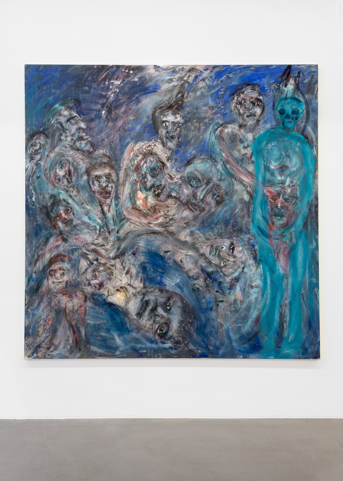 Martin Disler, Silent Blues, Painting, 1989-1991