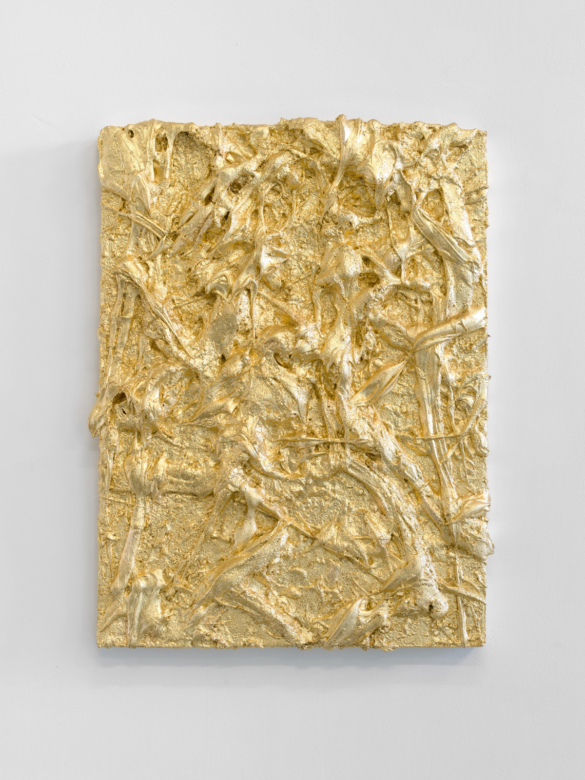 Jason Martin, ‘Untitled II’, 2018, Mixed media and gold leaf on aluminium
