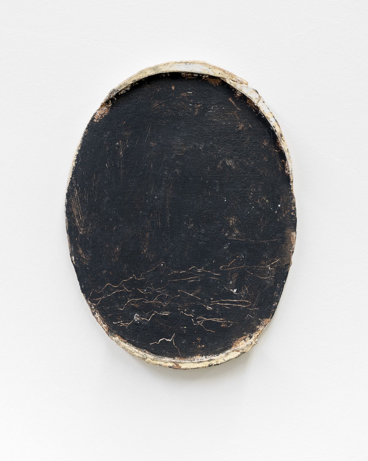 Lawrence Carroll, ‘Untitled (black mirror painting)’, 2015, Wandfarbe, Leinwand, Sperrholz auf Holz