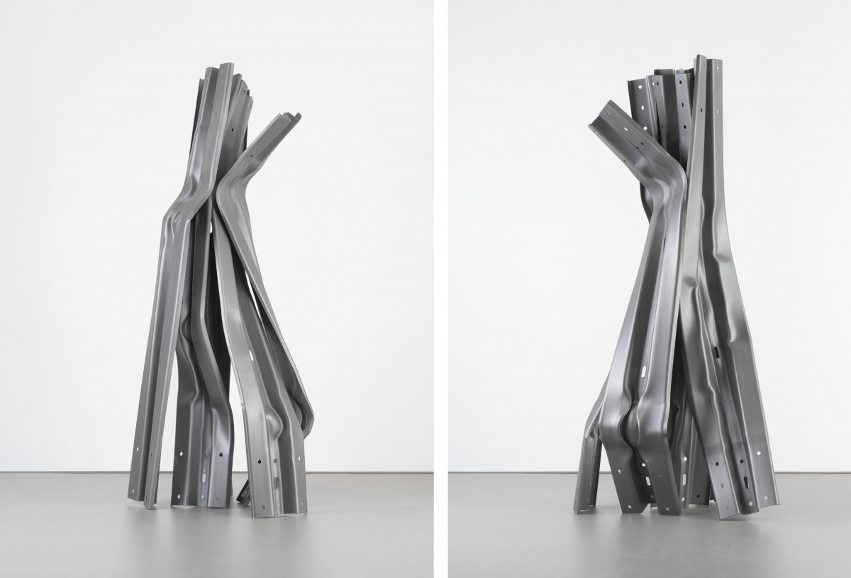 Bettina Pousttchi, ‘Vertical Highways A21’, 2021, Crash barriers, steel, unique