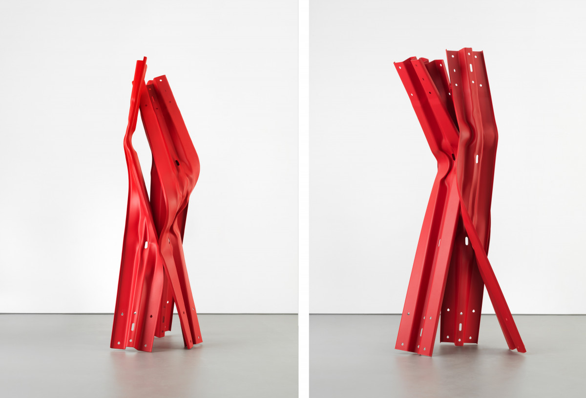 Bettina Pousttchi, ‘Vertical Highways A17’, 2021, Crash barriers, steel, unique