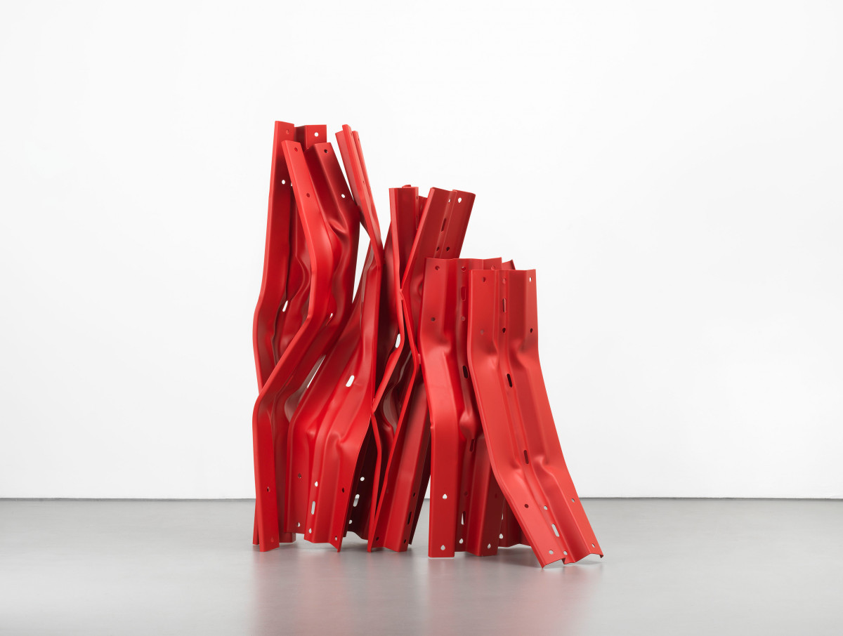 Bettina Pousttchi, ‘Vertical Highways - Progression 03’, 2023, Crash barriers, steel, unique