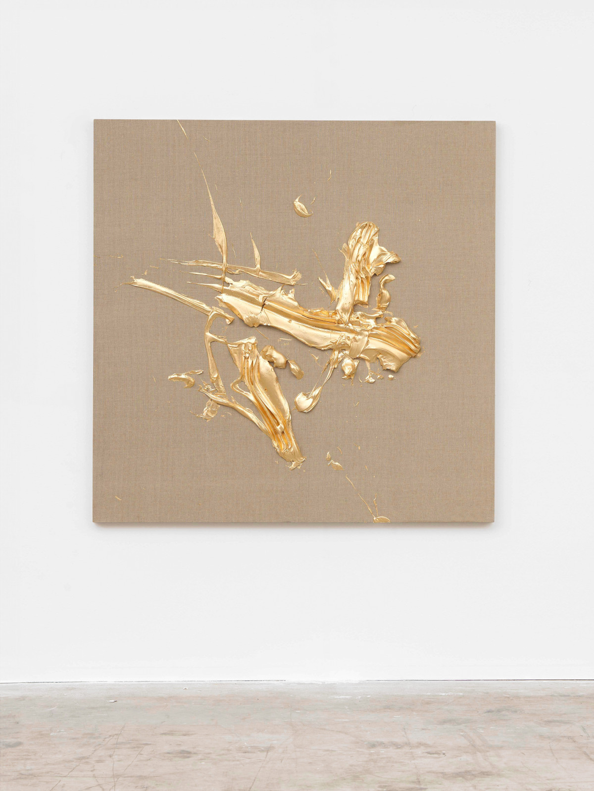 Jason Martin, ‘Untitled’, 2016, Gold leaf and mixed media on linen (on aluminium)