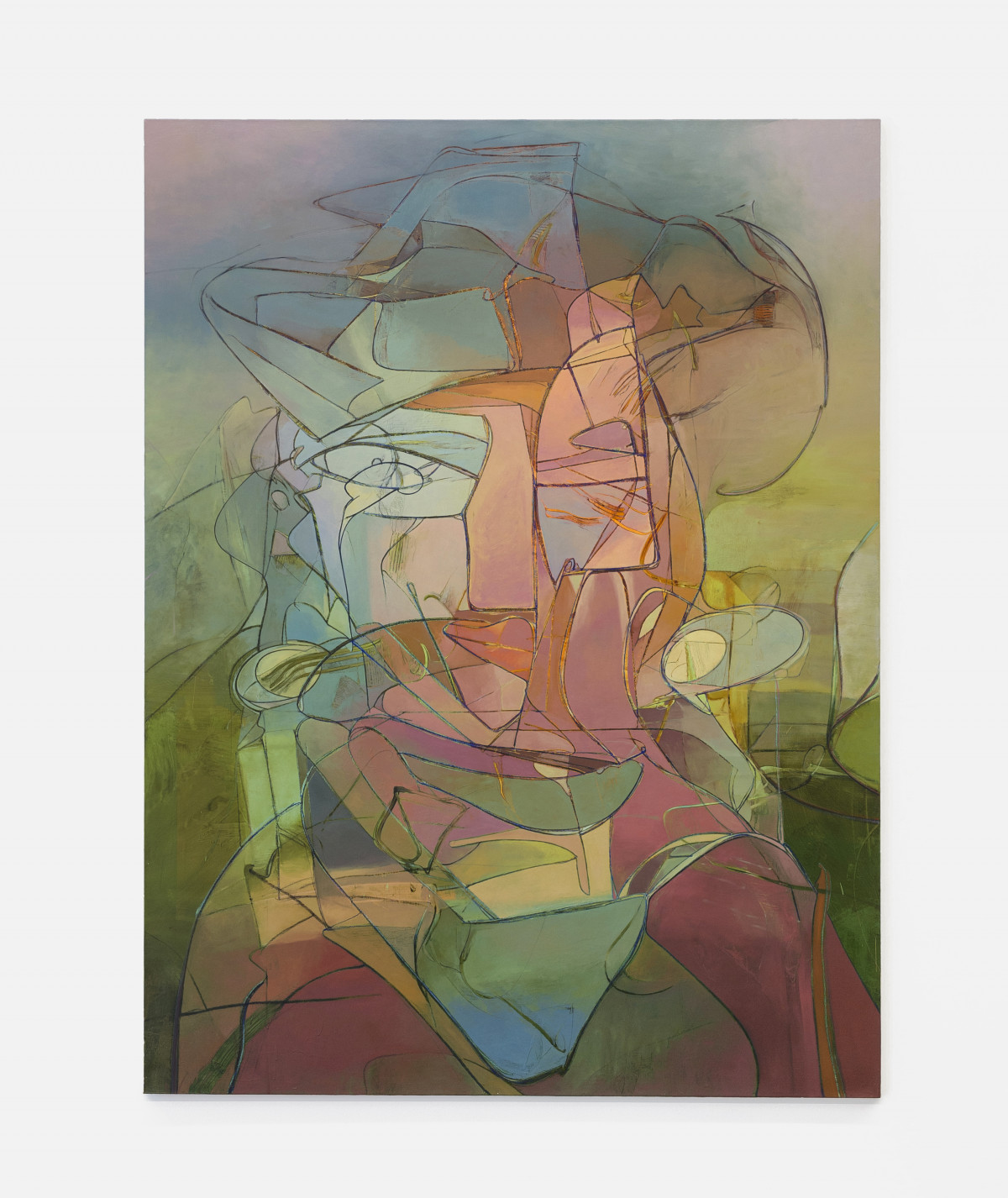 Sean Dawson, ‘Sorcerer’, 2017, Acrylic, oil pastel and oil on canvas